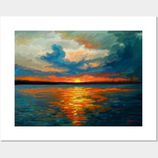 Sunset Impression Posters and Art